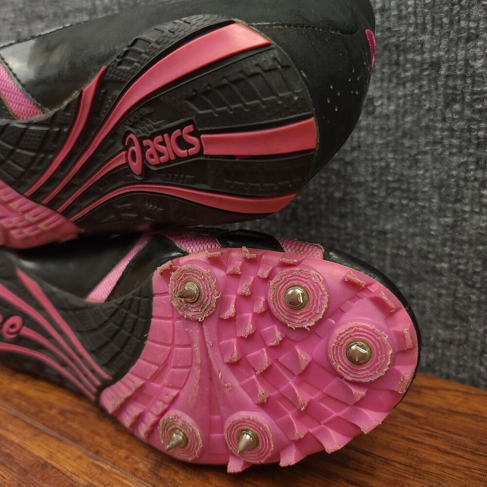 Asics Hyper Rocketgirl 6 Track Spikes Womens 8.5 Black Pink Synthetic Athletic - Picture 7 of 9